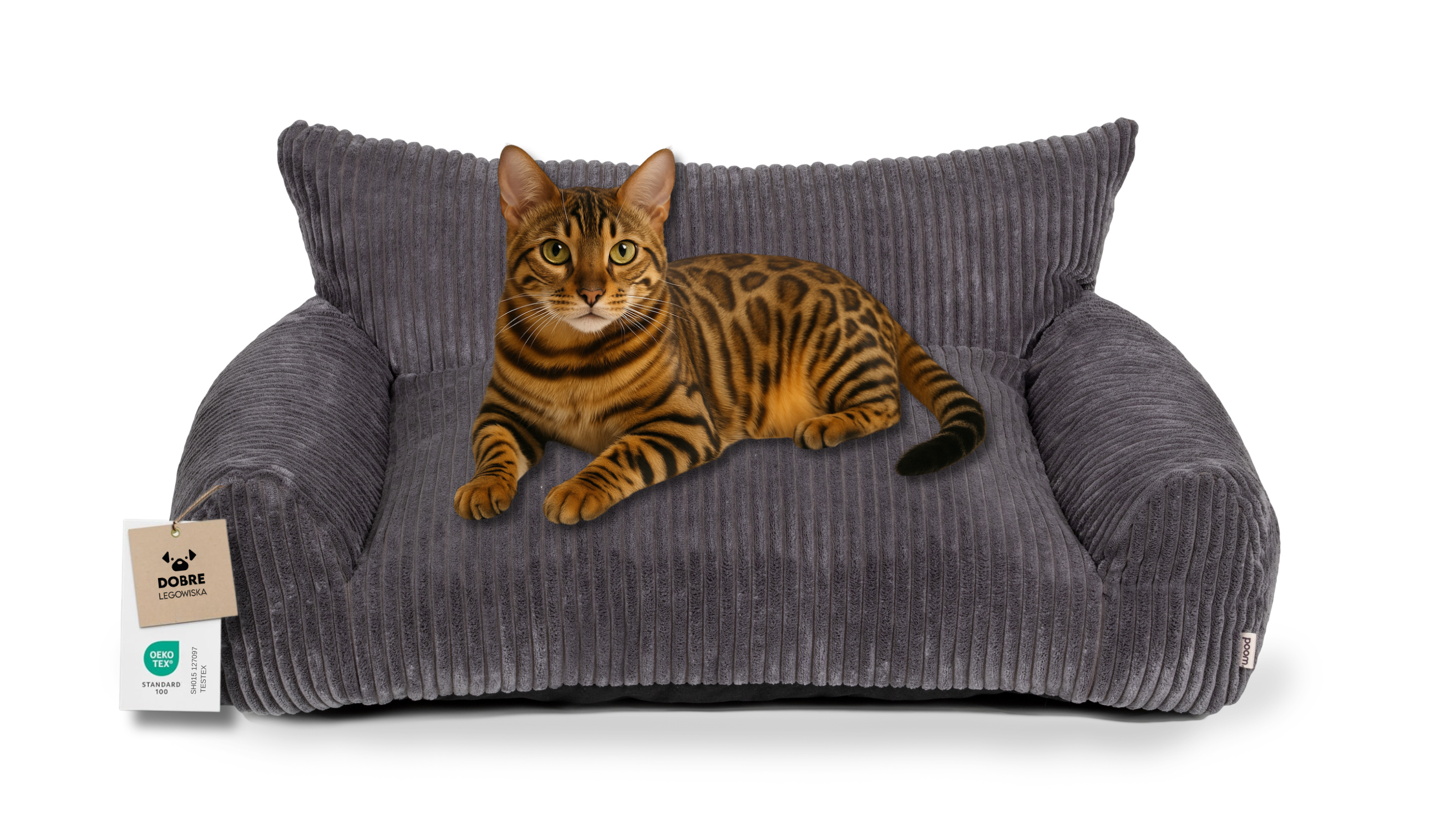 Legowisko Stripe Cat 78x54cm | Dla kota