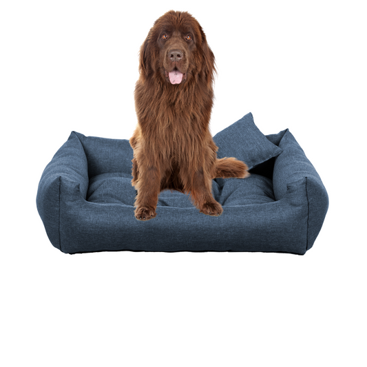 legowisko Happy Sawi nowe 55x45 granatowe