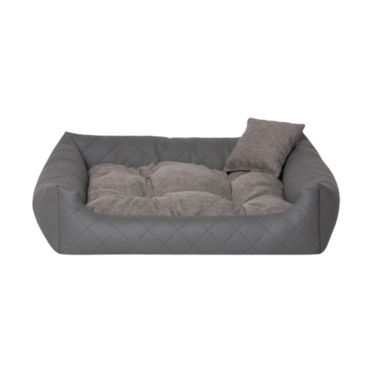 legowisko LOVE PIK nowe 55x45 ciemno szare