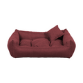 legowisko Happy Sawi nowe 55x45 bordowe