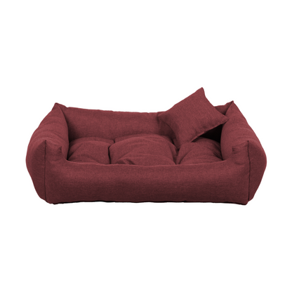 legowisko Happy Sawi nowe 80x65 bordowe