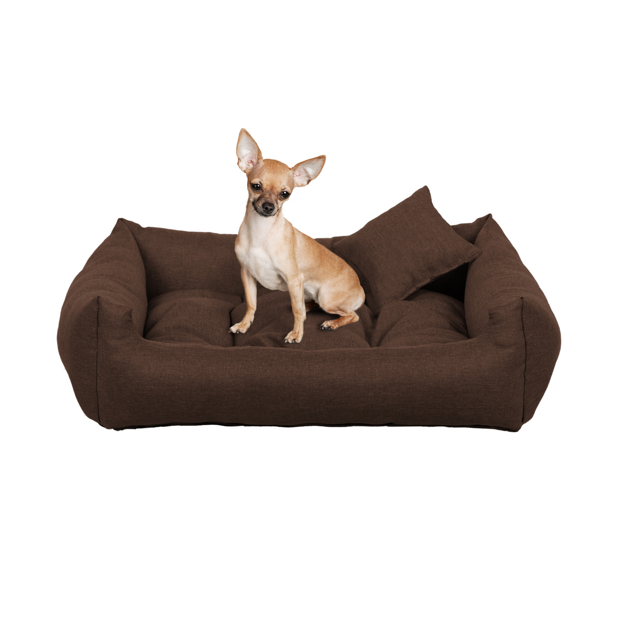 legowisko Happy Sawi nowe 80x65 brązowe