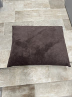 PODUSZKA DLA PSA ciemny brąz Soft Stripe (100x80)  - Wyprzedaż