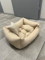 Legowisko Comfy Nelo kremowe S (55x45) - Wyprzedaż