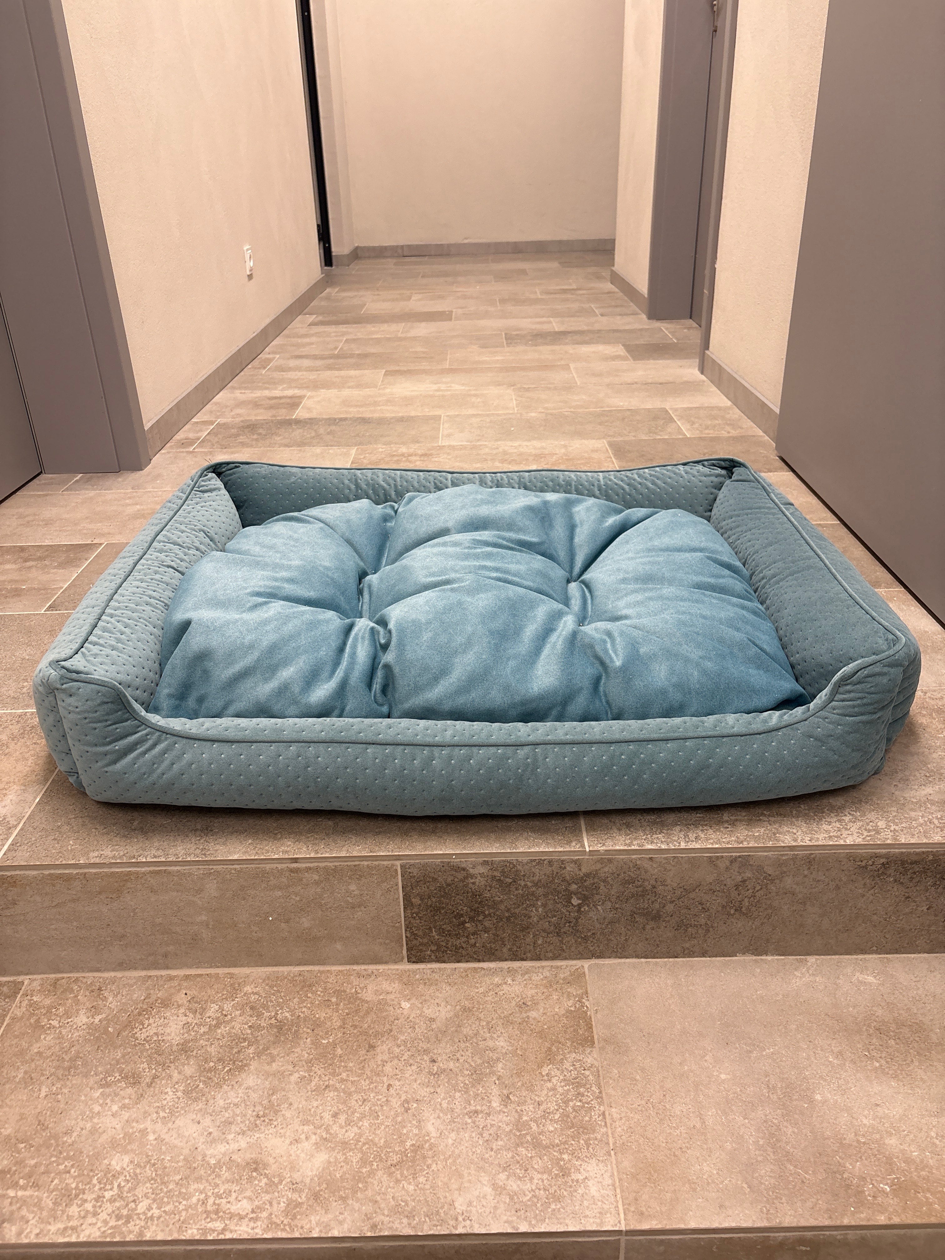 Legowisko Plusz haven morski 100x75 -wyprzedaż