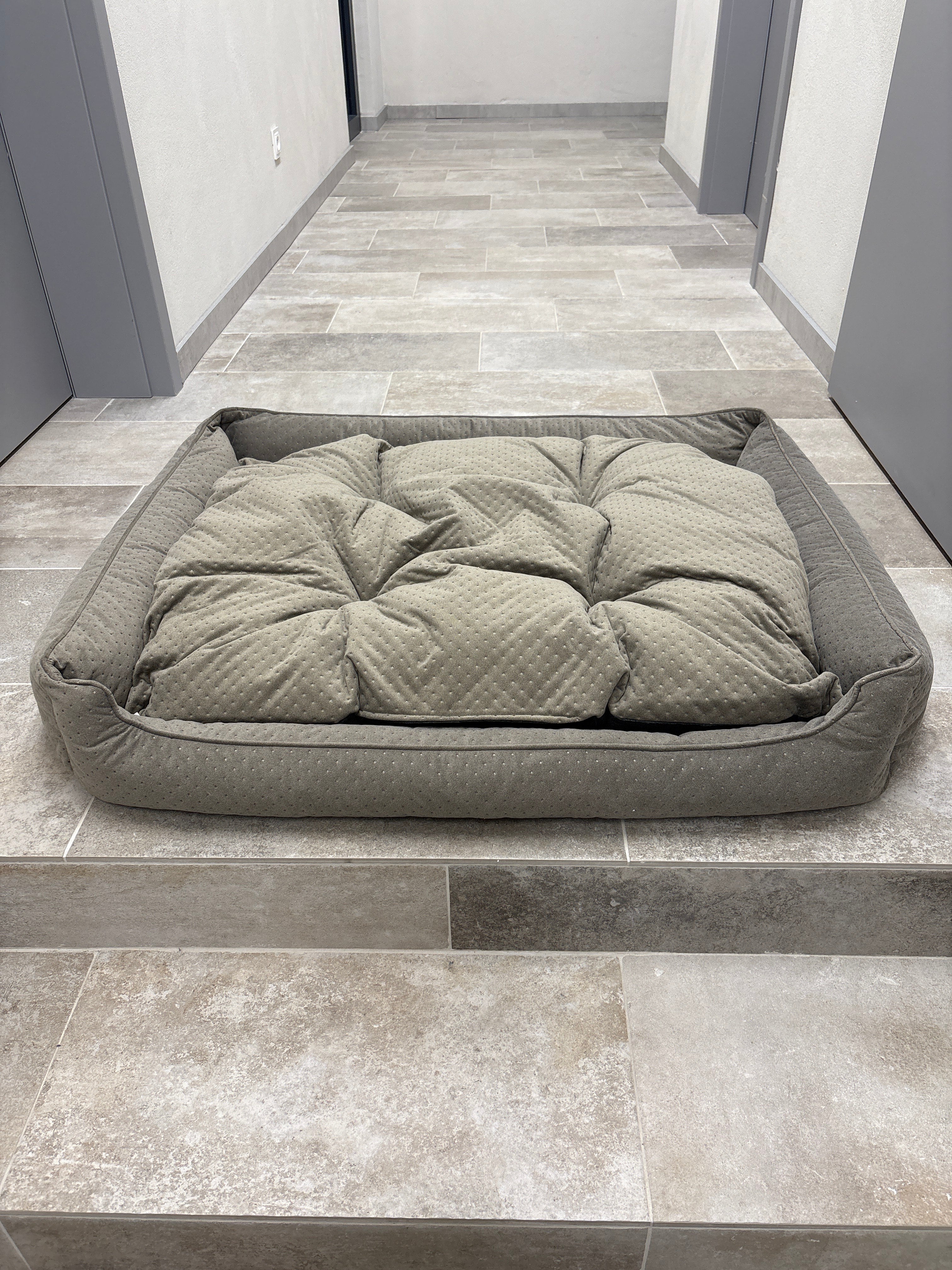 Legowisko plusy haven brązowe 110x90 -wyprzedaż