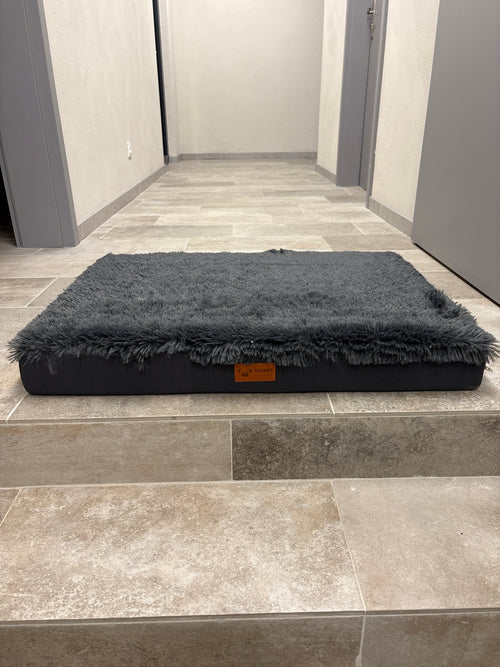 Legowisko cozy nest ciemny szary 90/70 - wyprzedaż