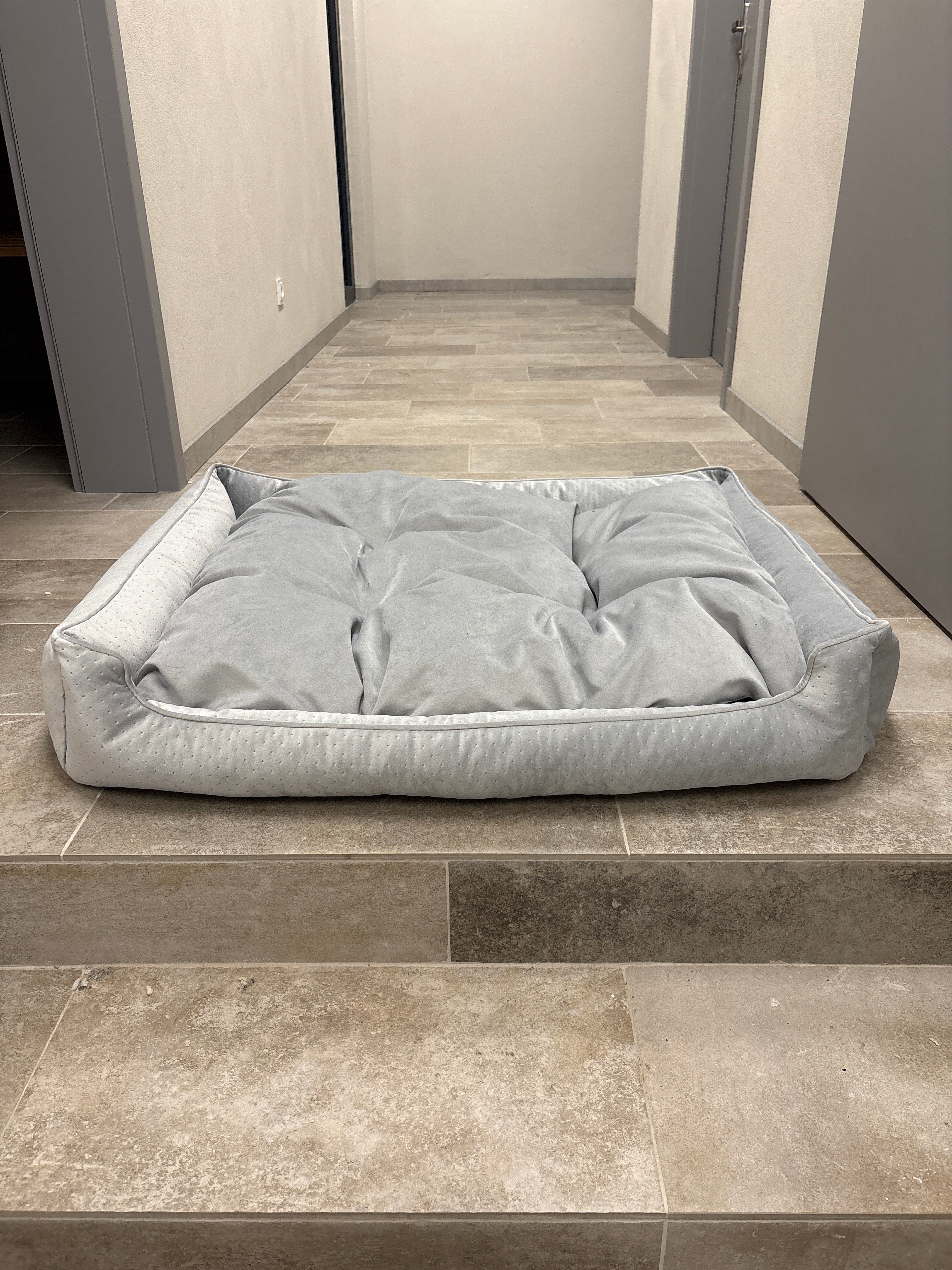 Legowisko Paris szary 110x90- wyprzedaż