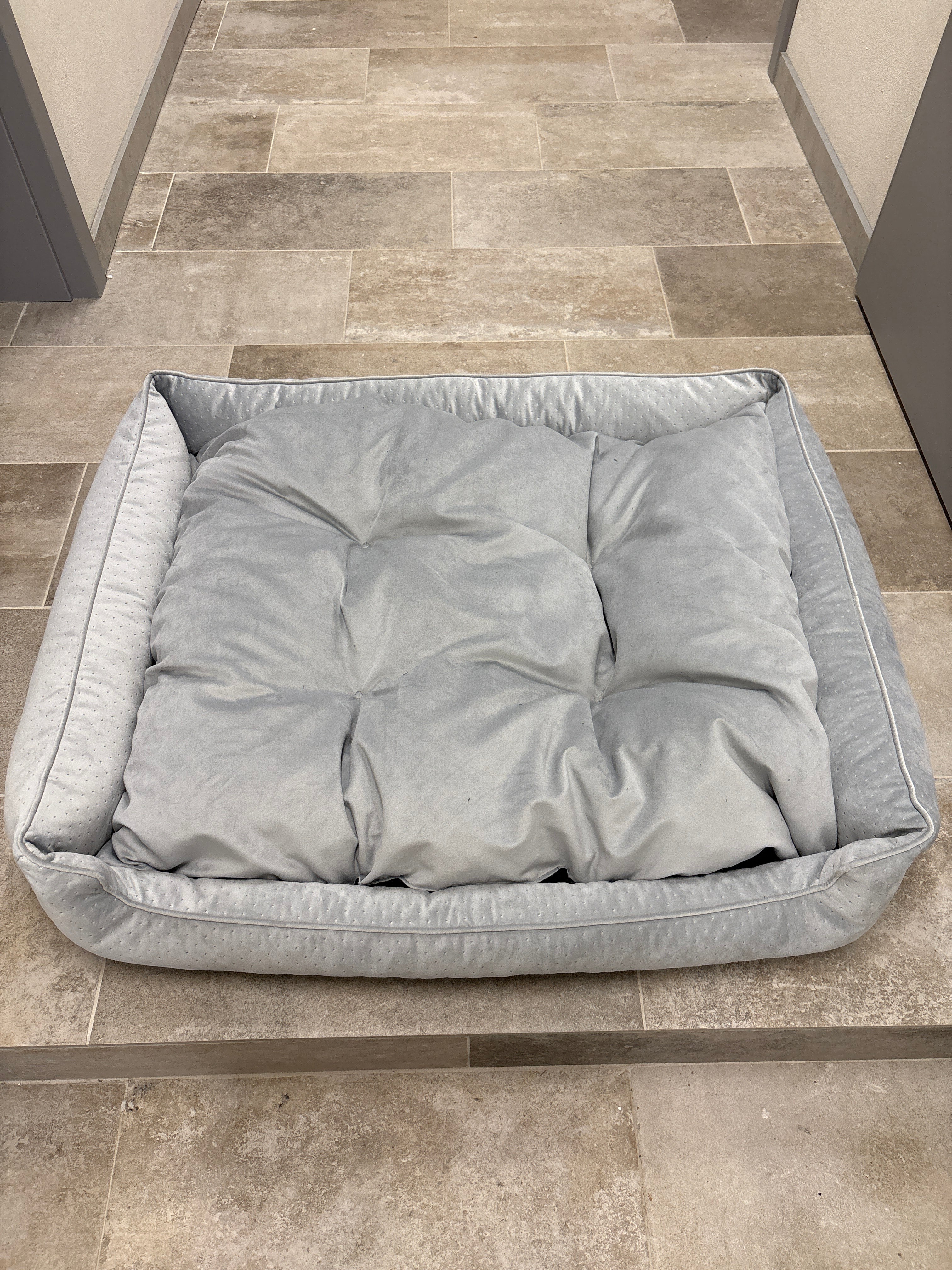 Legowisko Paris szary 110x90- wyprzedaż