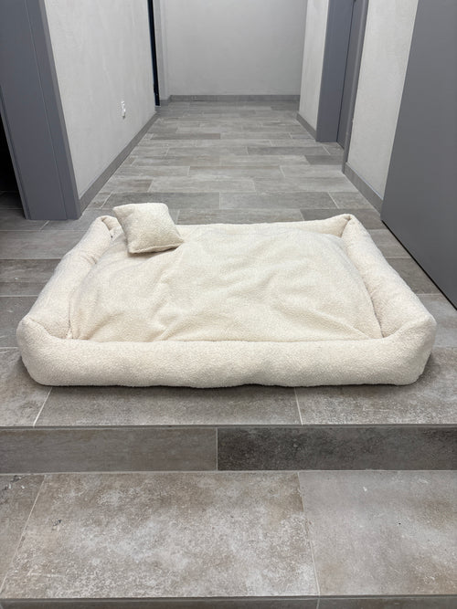 Legowisko bear kremowe 110x90 -wyprzedaż