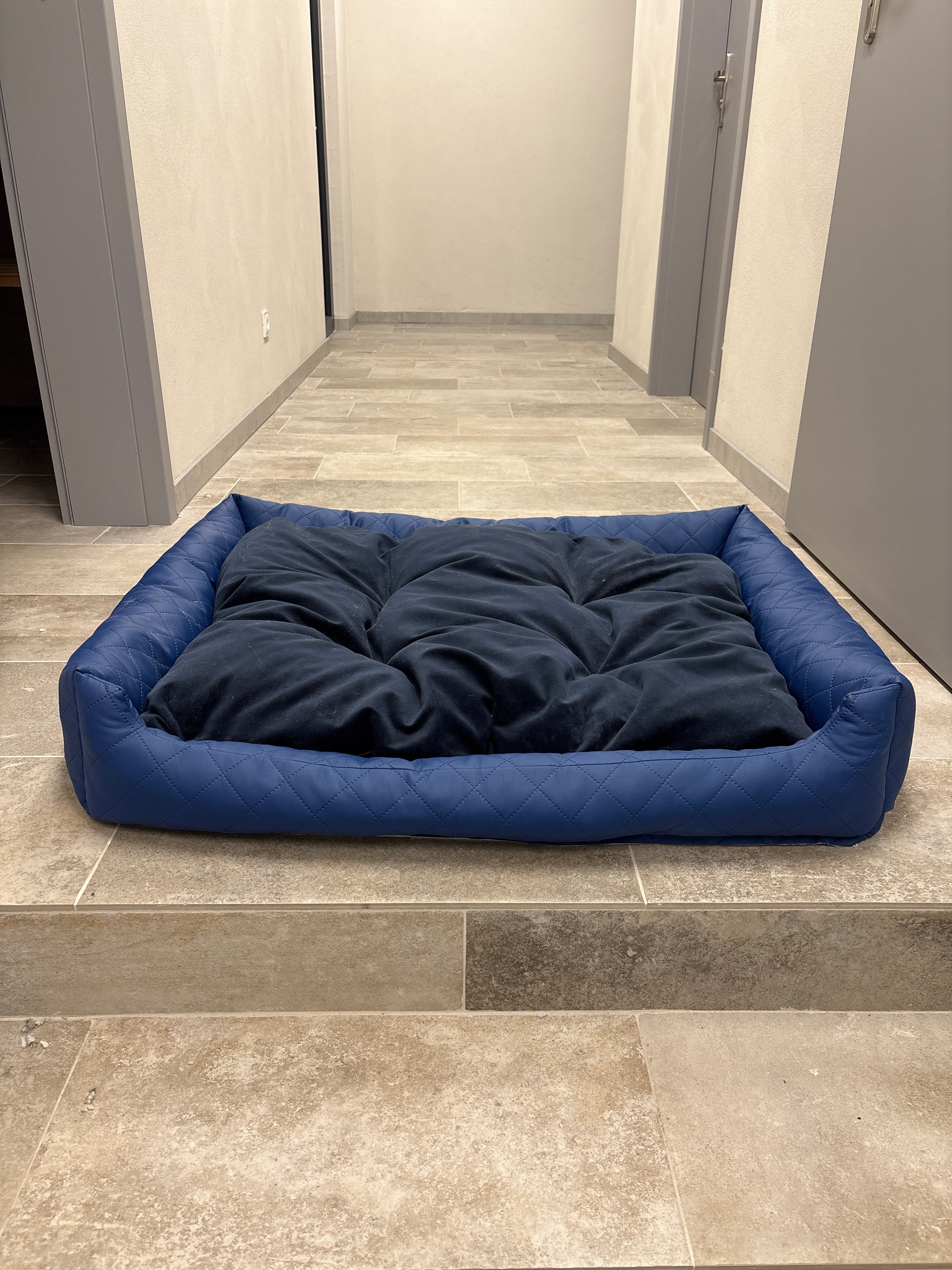 Legowisko eco pik granat z poduszką materiałową  110x90 wyprzedaż