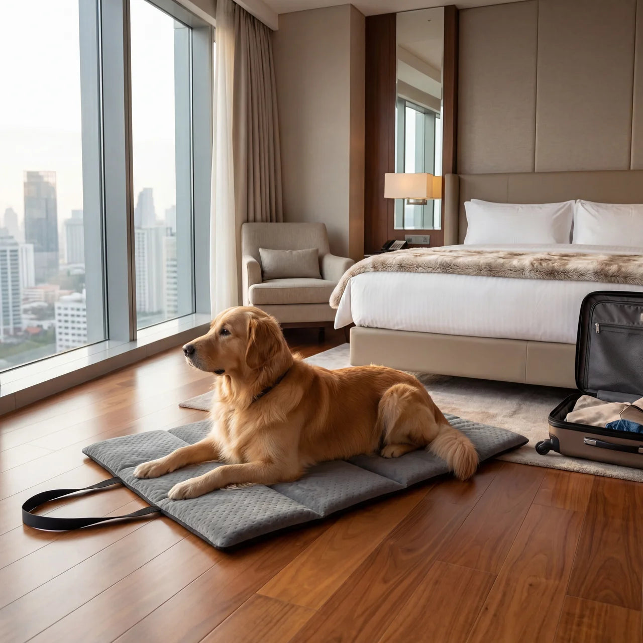 Dwustronna wodoodporna mata Turystyczna dla psa lub kota TravelNest™